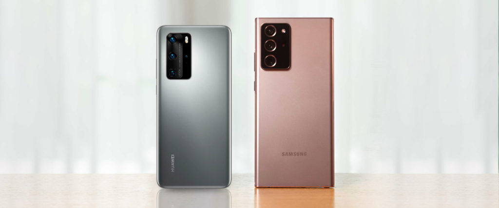 Samsung Galaxy Note20 Ultra 5G vs Huawei P40 Pro Plus